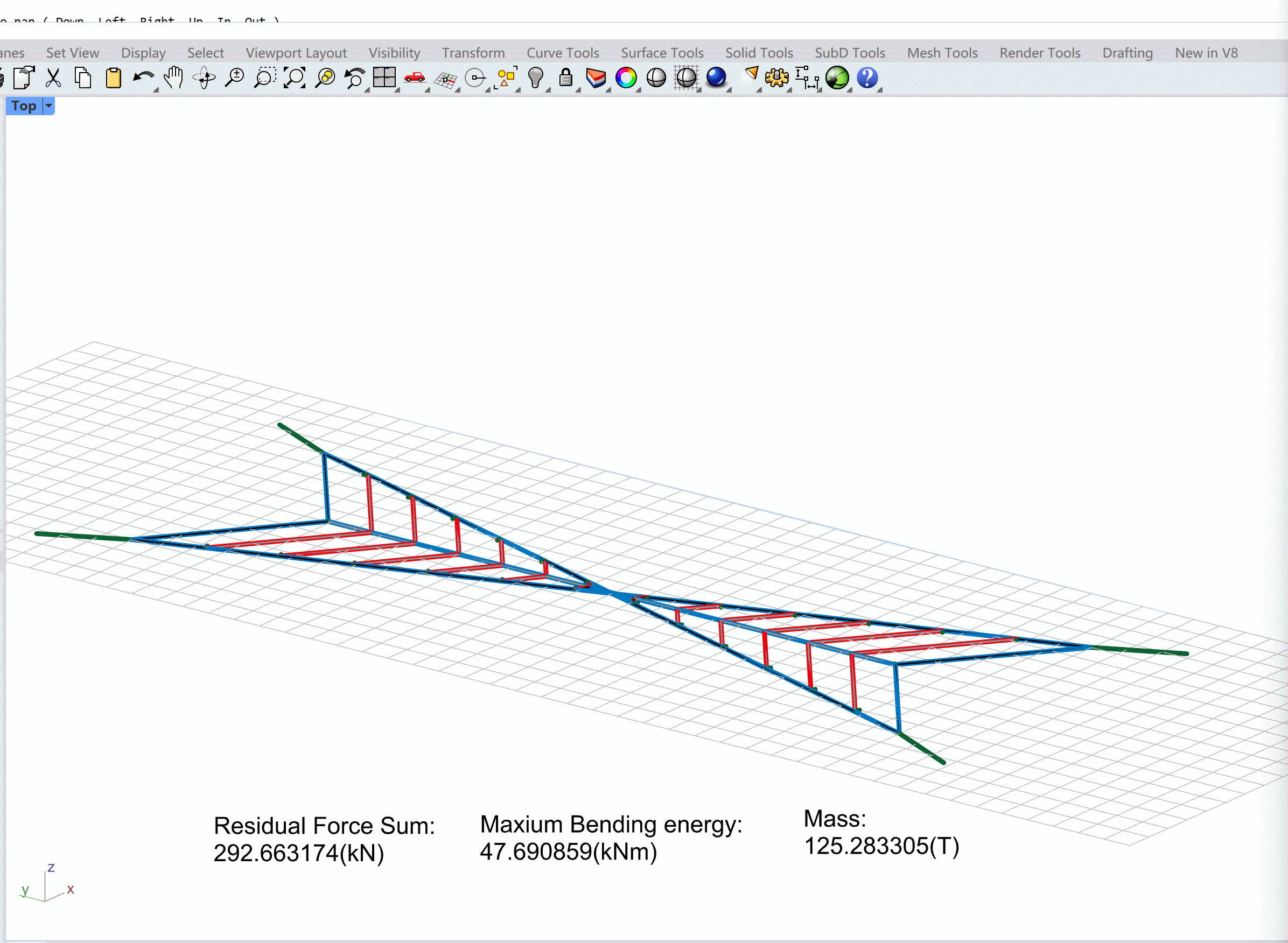 ADRFR form-finding tool structural model