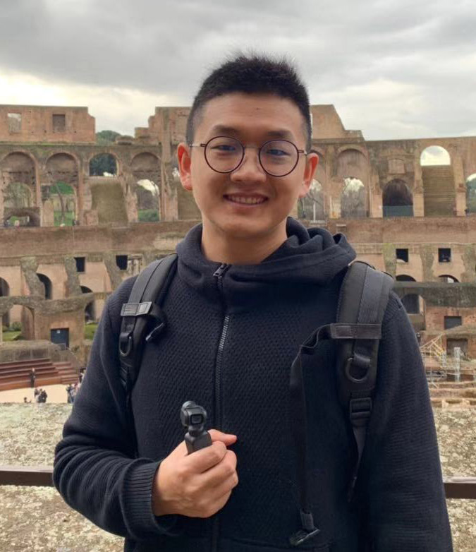 Portrait of Dr. Yuchi Shen at the Colosseum in Rome
